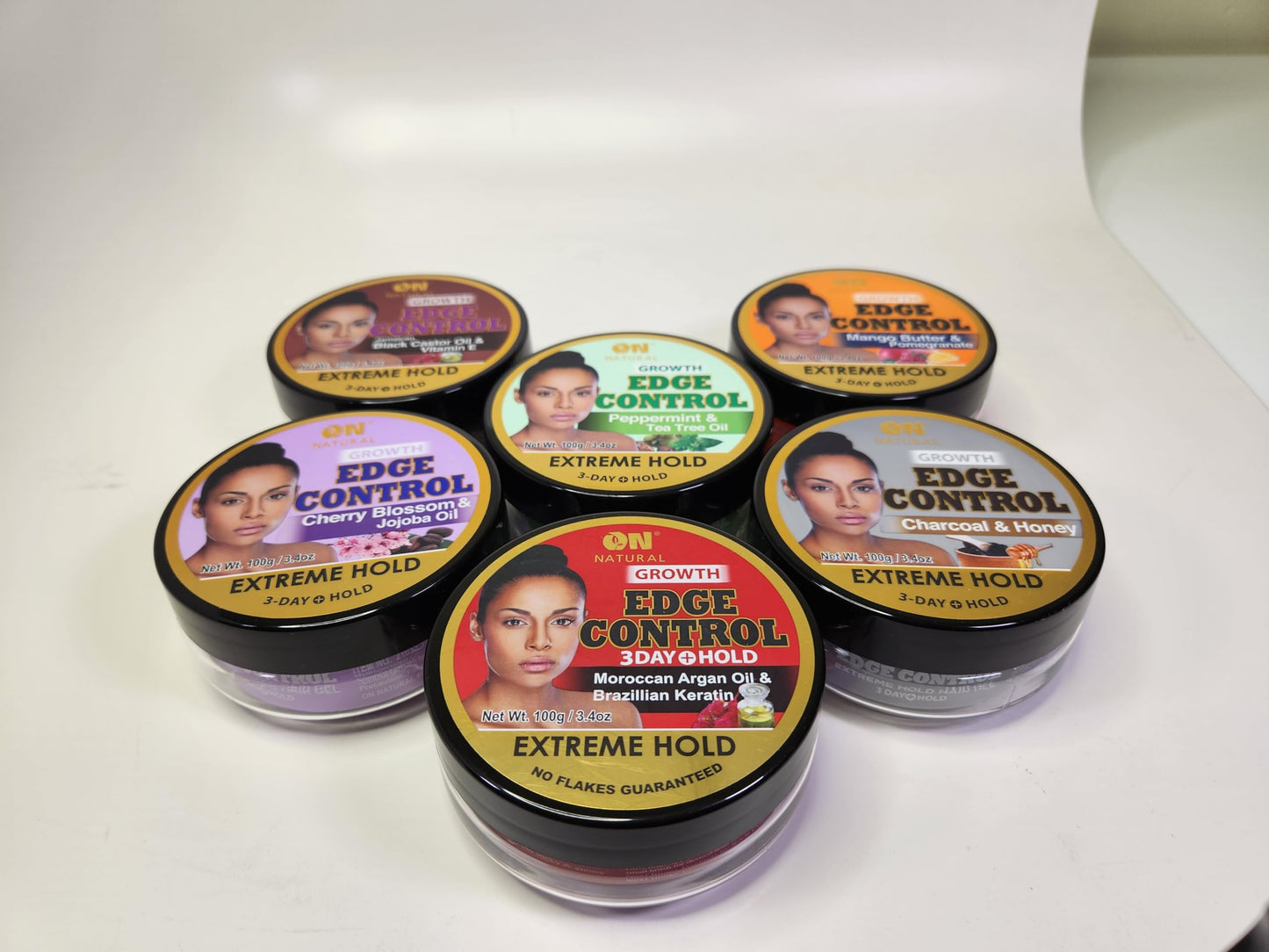 On Natural Edge Control Extreme Hold-Charcoal and Honey (1 oz) Beauty & Personal Care On Natural