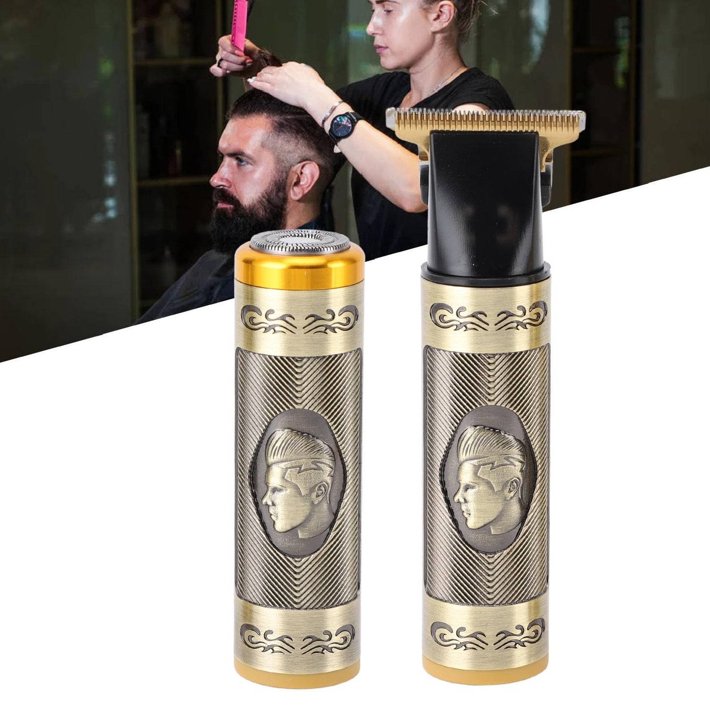 YUYTE 3 in 1 Hair Clipper Kit, Styling, Cutting, Trimming for Modern Men, ABS Alloy, Lightweight Design, Portable Travel Beauty and Personal Care YUYTE