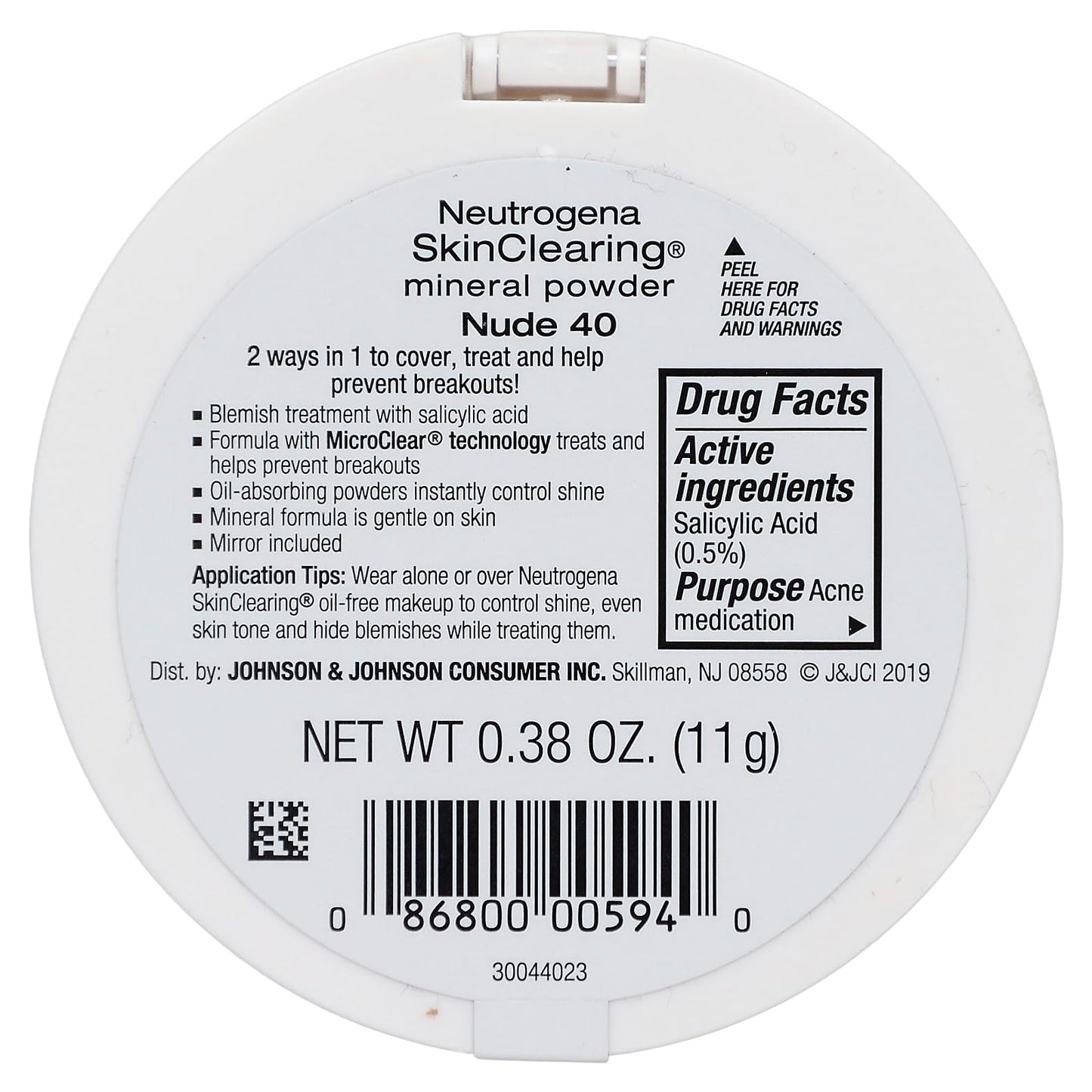 Neutrogena SkinClearing Mineral Powder, Nude 40 Beauty & Personal Care Neutrogena