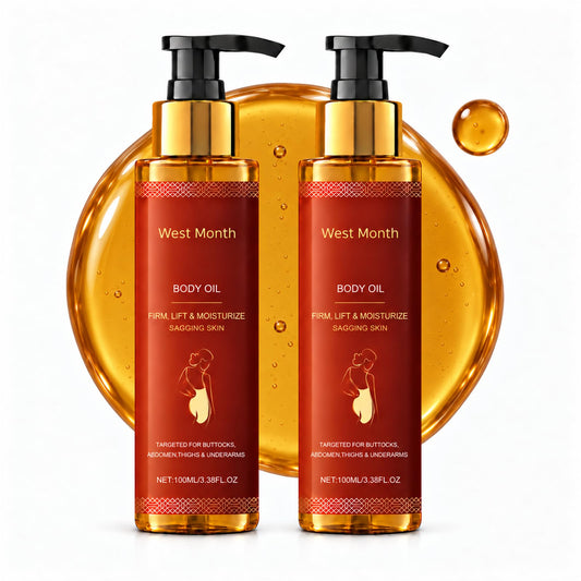 pewatul Body Firming Oil for Women, 2 Pack After Shower Oil for Dry Skin, Lightweight Non-Greasy Moisturizer for Arms Legs Belly (2)