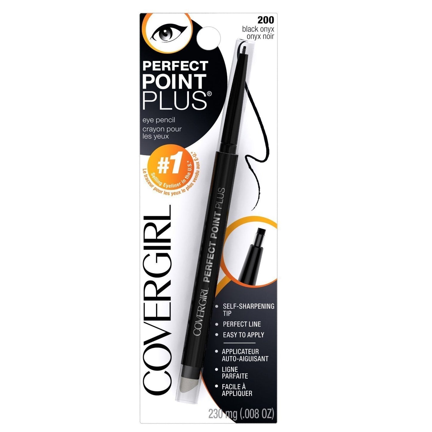 Cover Girl 63222 200blkonx Black Onyx Perfect Point Eyeliner Pencil Beauty & Personal Care COVERGIRL
