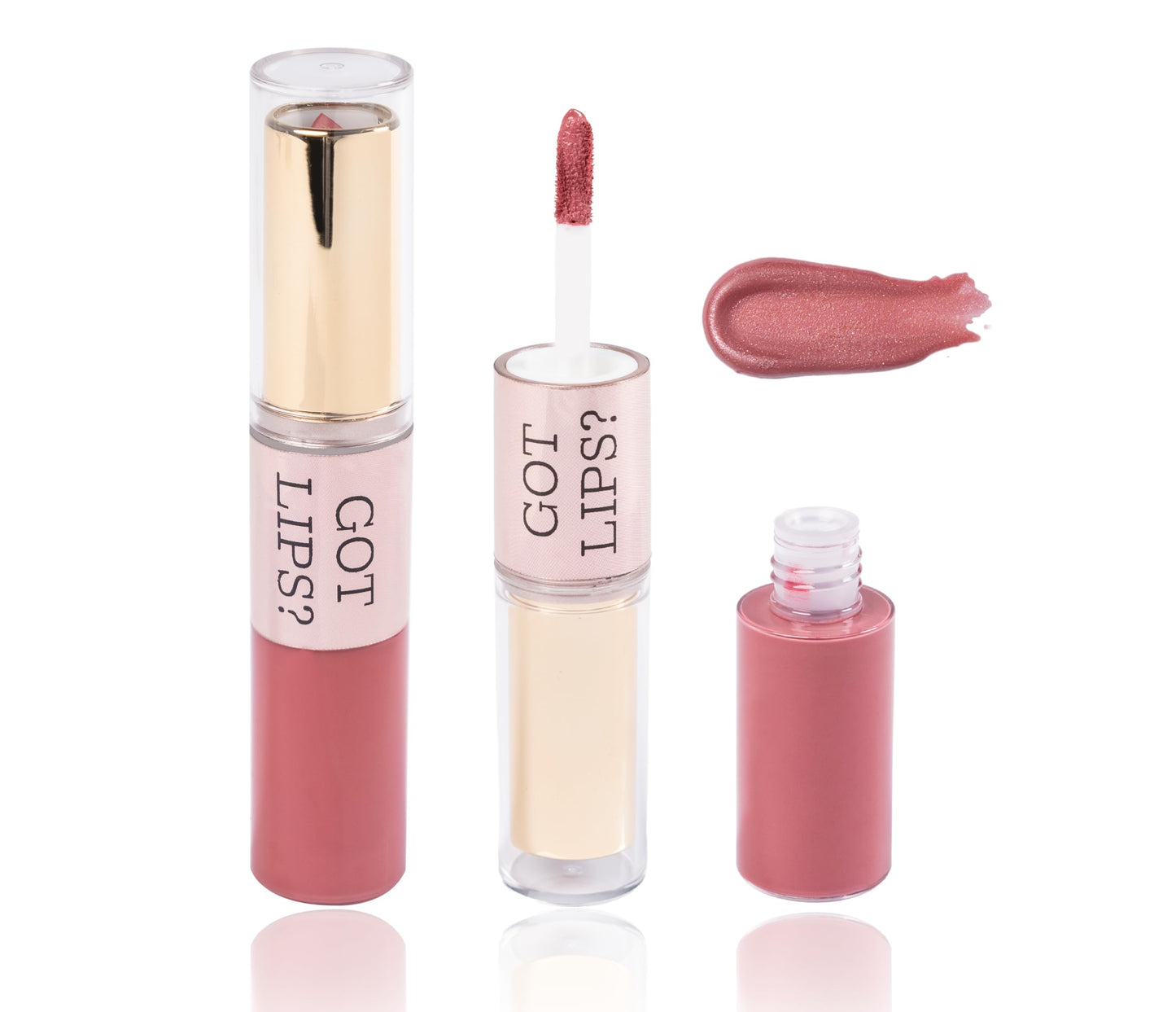 Got Lips? 2in1 Matte Lipstick & Liquid Lipgloss Lipstick - Richly Pigmented, Nourishing, Hydrating, Lightweight Velvety, Kissable, Anti-Smudging, Long Beauty & Personal Care got? WE GOT THE SOLUTIONS!