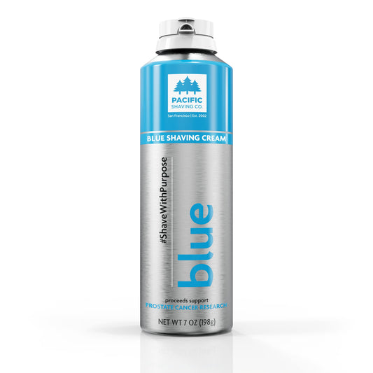 Pacific Shaving Company Blue Shaving Cream - Foaming Colorful Shaving Cream - Hydrating, Redness Reducing + Irritation Free Shave Cream (7 Oz) Beauty & Personal Care Pacific Shaving Company