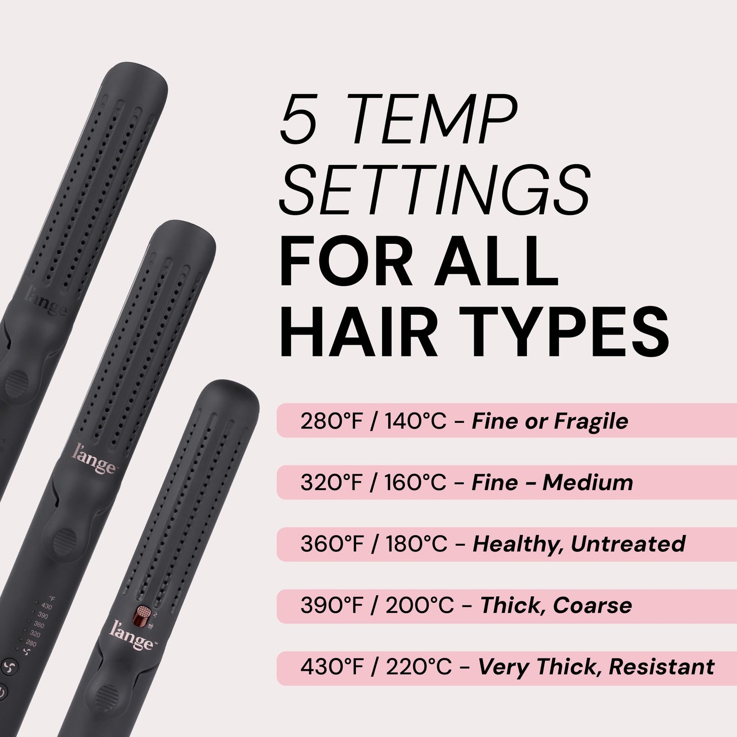 L'ANGE HAIR Le Duo Grande 360° Airflow Styler | 2-in-1 Curling Wand & Titanium Flat Iron Professional Hair Straightener and Curler with Cooling Air Beauty & Personal Care L'ANGE HAIR