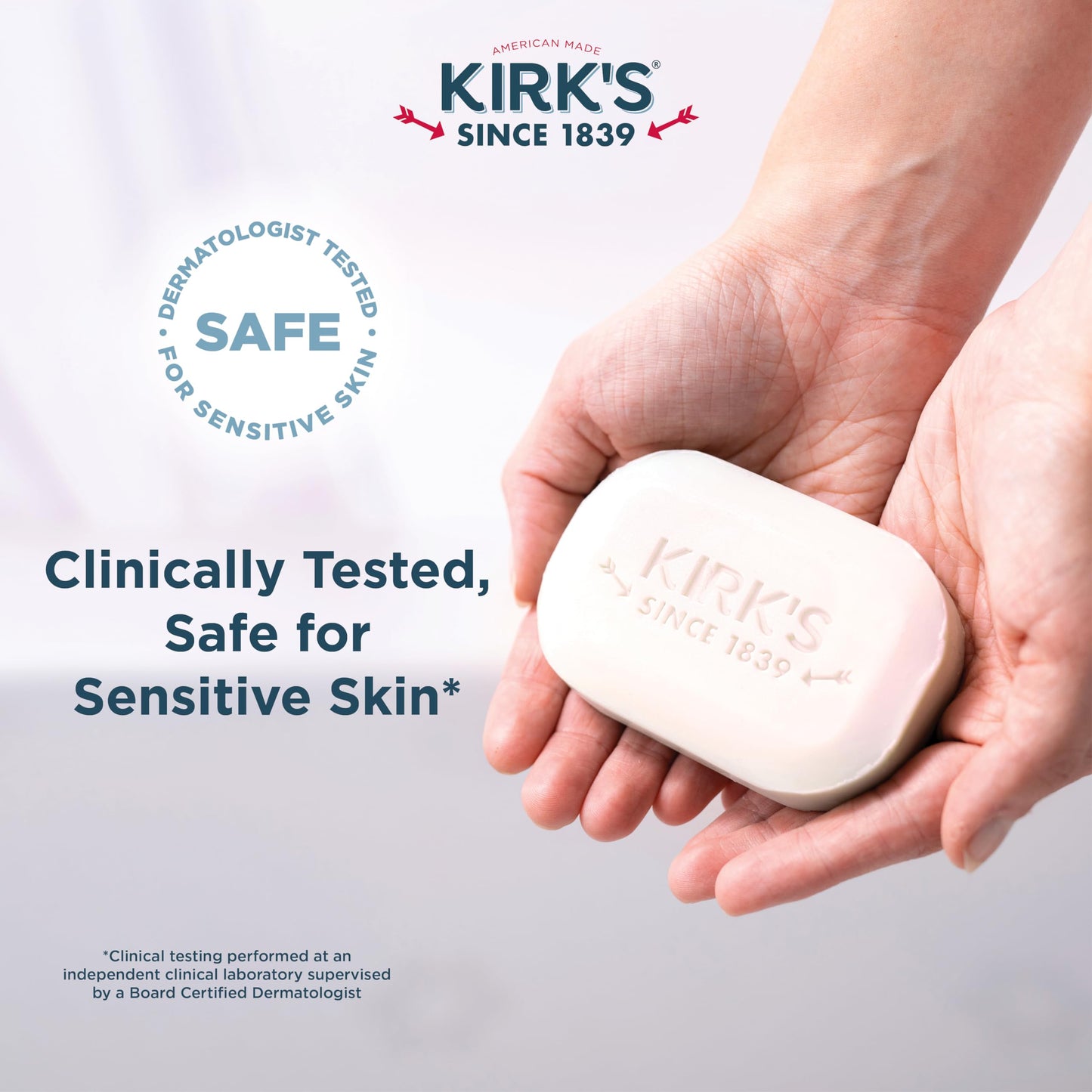Kirk's Original Coco Castile Soap Fragrance Free 4 oz, Pack 18 Beauty & Personal Care Kirk's