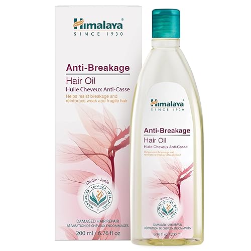 Himalaya Anti-Breakage Hair Oil with Thistle and Amla for Damaged Hair and Split Ends 6.76 oz (200 ml) Beauty & Personal Care Himalaya