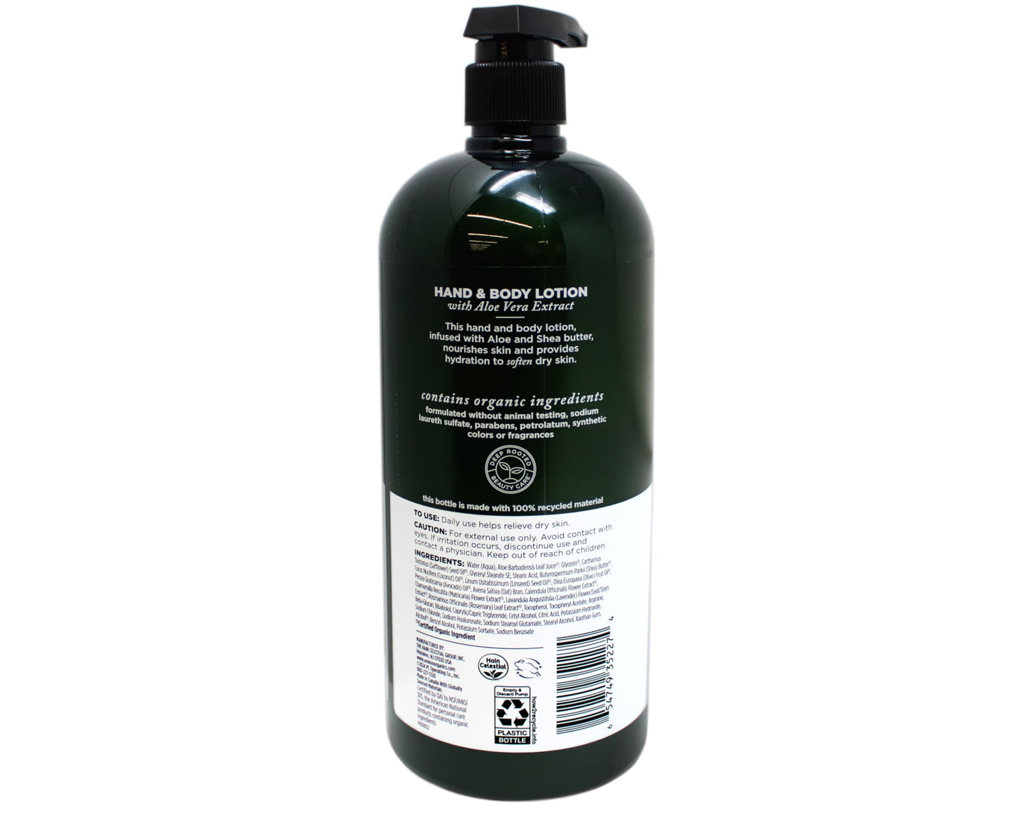 Avalon Organics Hand & Body Lotion for Dry Skin Aloe Unscented, 32 OZ Beauty & Personal Care Avalon Organics