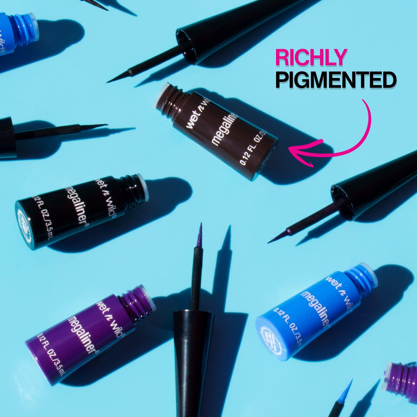wet n wild MegaLiner Liquid Eyeliner - Black Beauty & Personal Care wet n wild