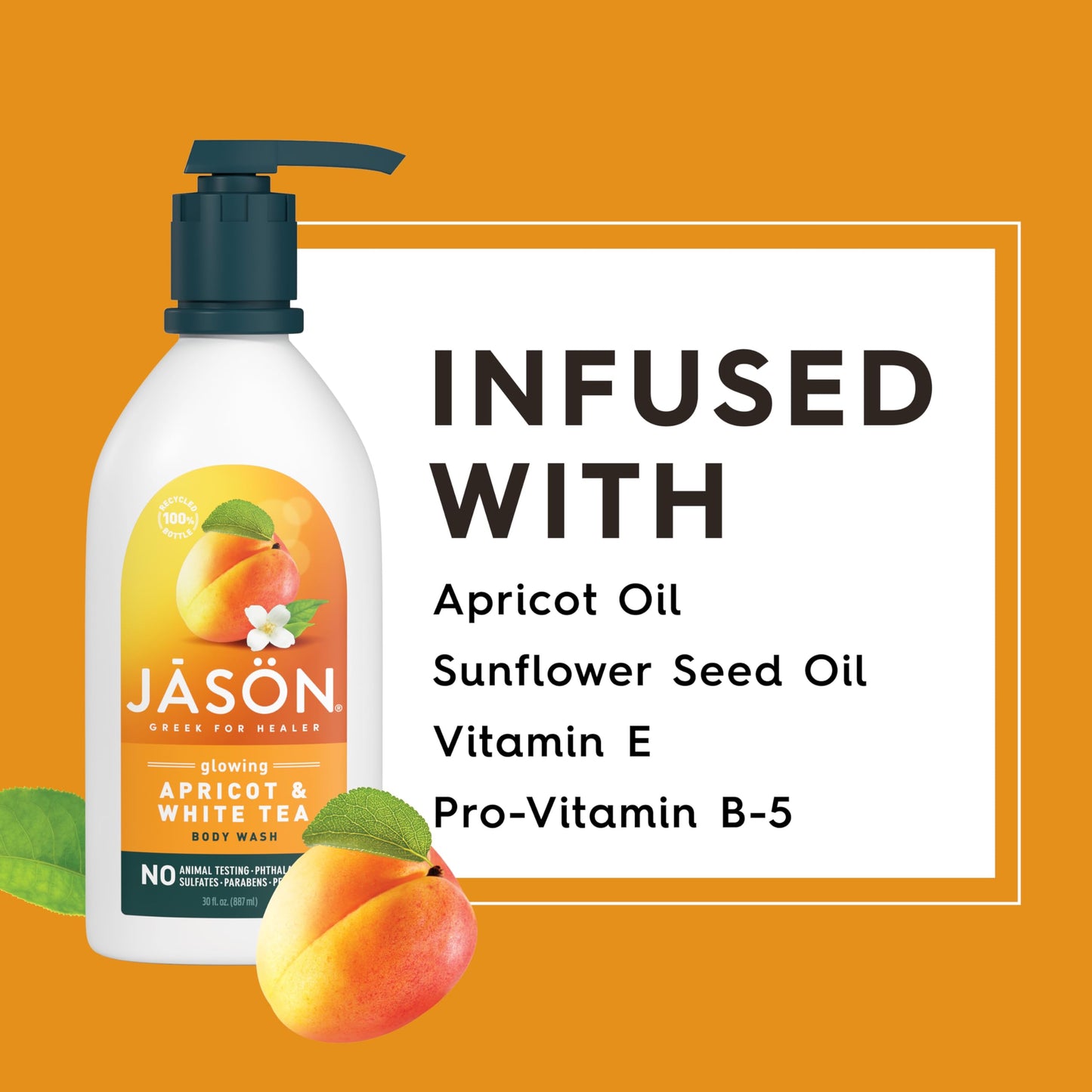 Jason Body Wash Apricot Beauty & Personal Care JASON