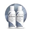 Adore Semi Permanent Hair Color (198 Powder Blue) (2 Pack) | Vegan & Cruelty-Free Blue Hair Dye | No Ammonia, No Peroxide, No Alcohol | 4 Fl Oz Beauty & Personal Care Adore