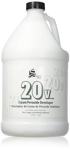 Super Star Stabilized Cream Peroxide Developer, 20v , 3.8 L / 1 Gallon (1-Count) Beauty & Personal Care Super Star
