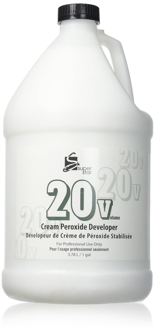 Super Star Stabilized Cream Peroxide Developer, 20v , 3.8 L / 1 Gallon (1-Count) Beauty & Personal Care Super Star