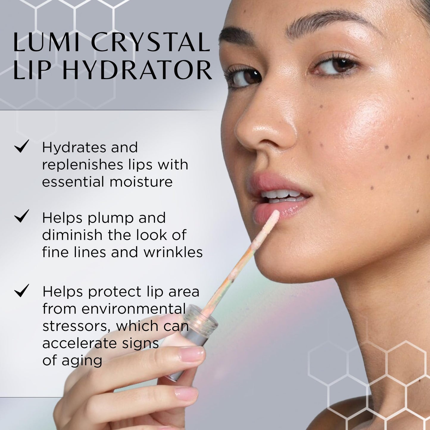 COSMEDIX Lumi Crystal Liquid Crystal Hydrator - Plumping Lip Gloss for Women for Plumped, Luscious & Fuller-Looking Lips - Long-Lasting Moisturizing Beauty & Personal Care COSMEDIX