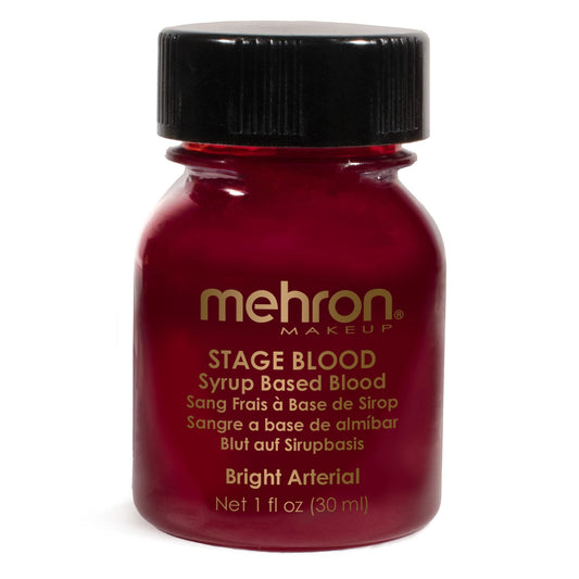 Mehron Makeup Stage Blood | Realistic For Halloween | Washable Fake Blood for Special FX, Stage & Screen, Halloween, & Cosplay Beauty & Personal Care Mehron