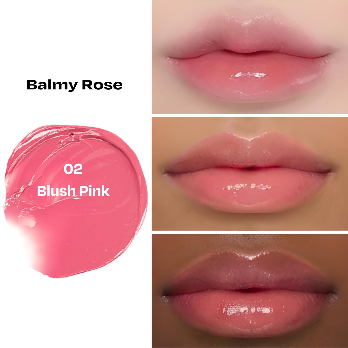 alternativestereo Lip Potion Balmy Rose - Creamy, Hydrating, Rosy Lip Tint with a Subtle Glow - 0.3 Oz (No.2 Blush Pink) Beauty and Personal Care alternativestereo