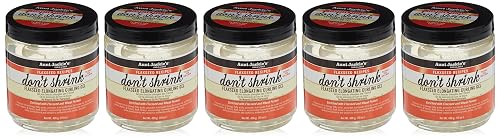 Aunt Jackie's Don't Shrink Flaxseed Elongating Curling Gel, 15 oz (Pack of 5) Beauty & Personal Care Aunt Jackie's