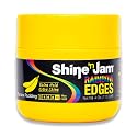 AmPro Shine-n-Jam Rainbow Edges - Curly Hair Gel for Women - Styling Gel for Women - Strengthens with Silk Protein - Banana Pudding - 4 oz Beauty & Personal Care AmPro