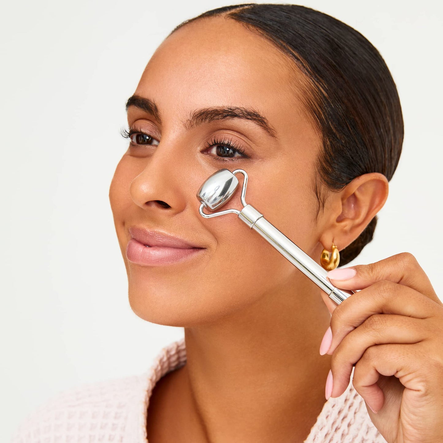 Wonderskin Liquid Gym Facial Roller, Stainless Steel Face Roller Massager for Puffy Eyes and Dark Circles, Face Sculpting Tool Beauty & Personal Care Wonderskin