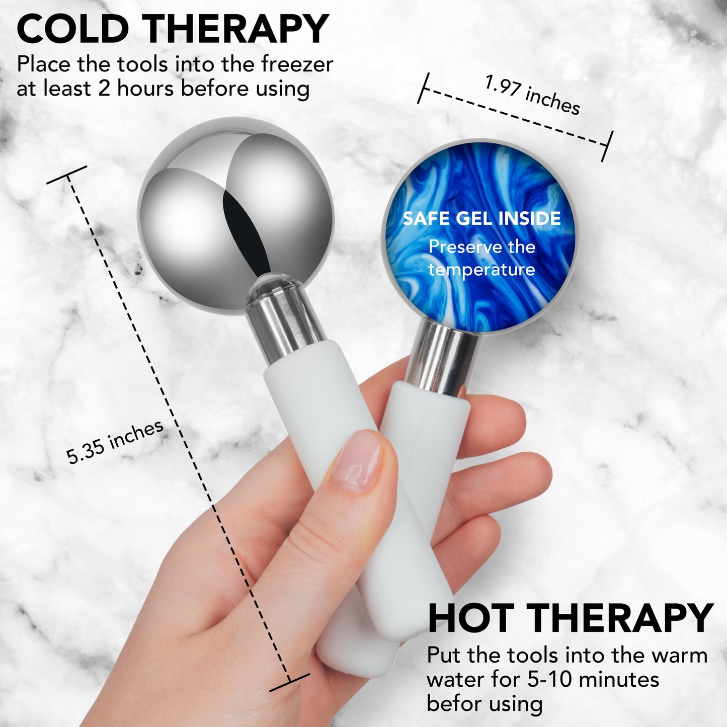 Floraison Unbreakable Stainless Steel Magic Cooling Beauty Facial Sticks for Face, Neck & Body Cryo Sticks & Cold Roller for face Puffiness Beauty & Personal Care FLORAISON BEAUTY IS ALREADY HERE