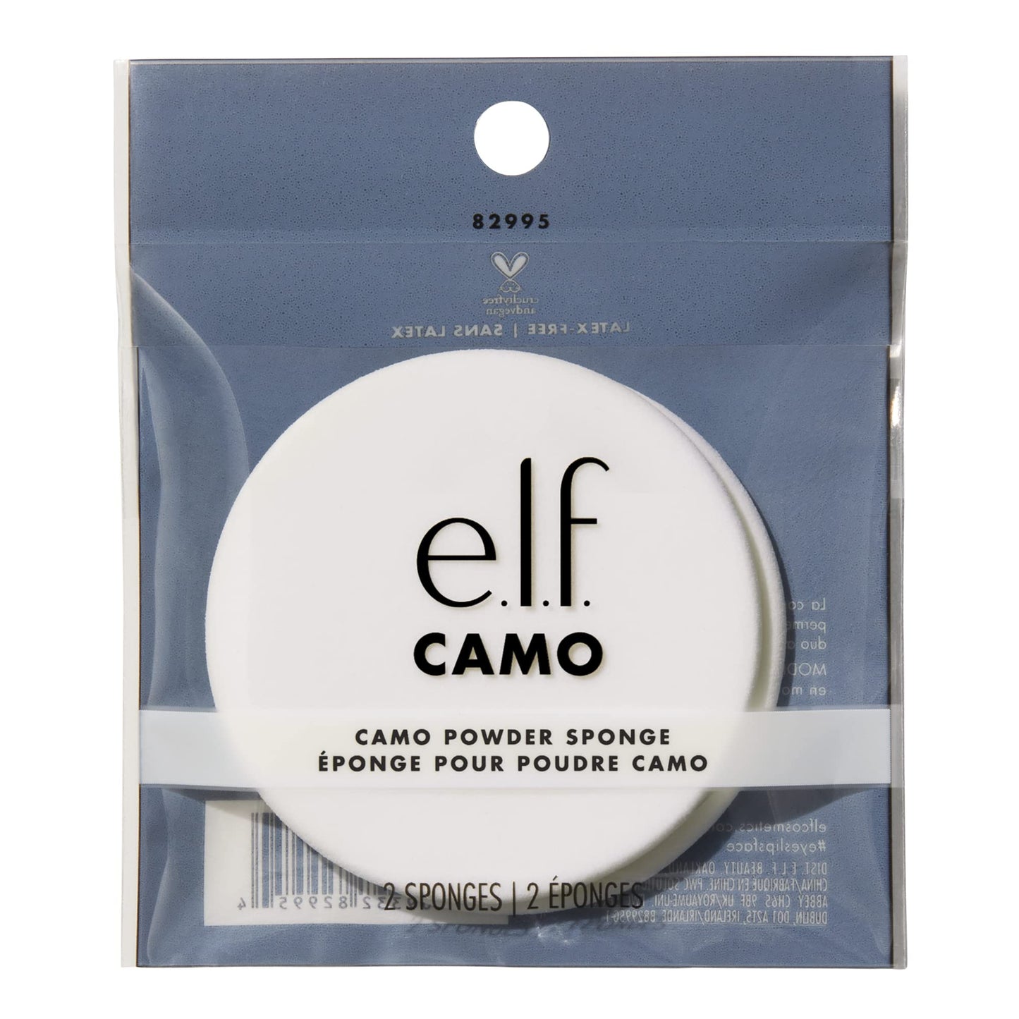 e.l.f. Camo Powder Sponges, Made For Blending Pressed Powder Sponge Refills, Cushiony Soft Latex Free Foam, Vegan , 2-Pack Beauty & Personal Care e.l.f.