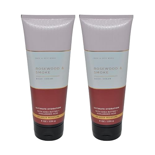 Bath & Body Works Ultimate Hydration Body Cream Pack of 2 (Rosewood Smoke),8.0 fluid_ounces Beauty & Personal Care Bath & Body Works