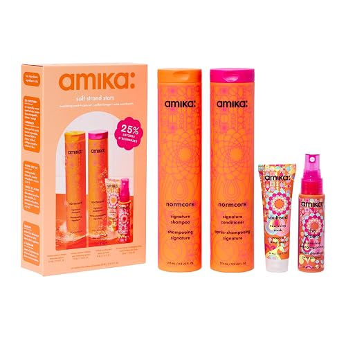 amika soft strand stars nourishing wash + care set Beauty & Personal Care Amika