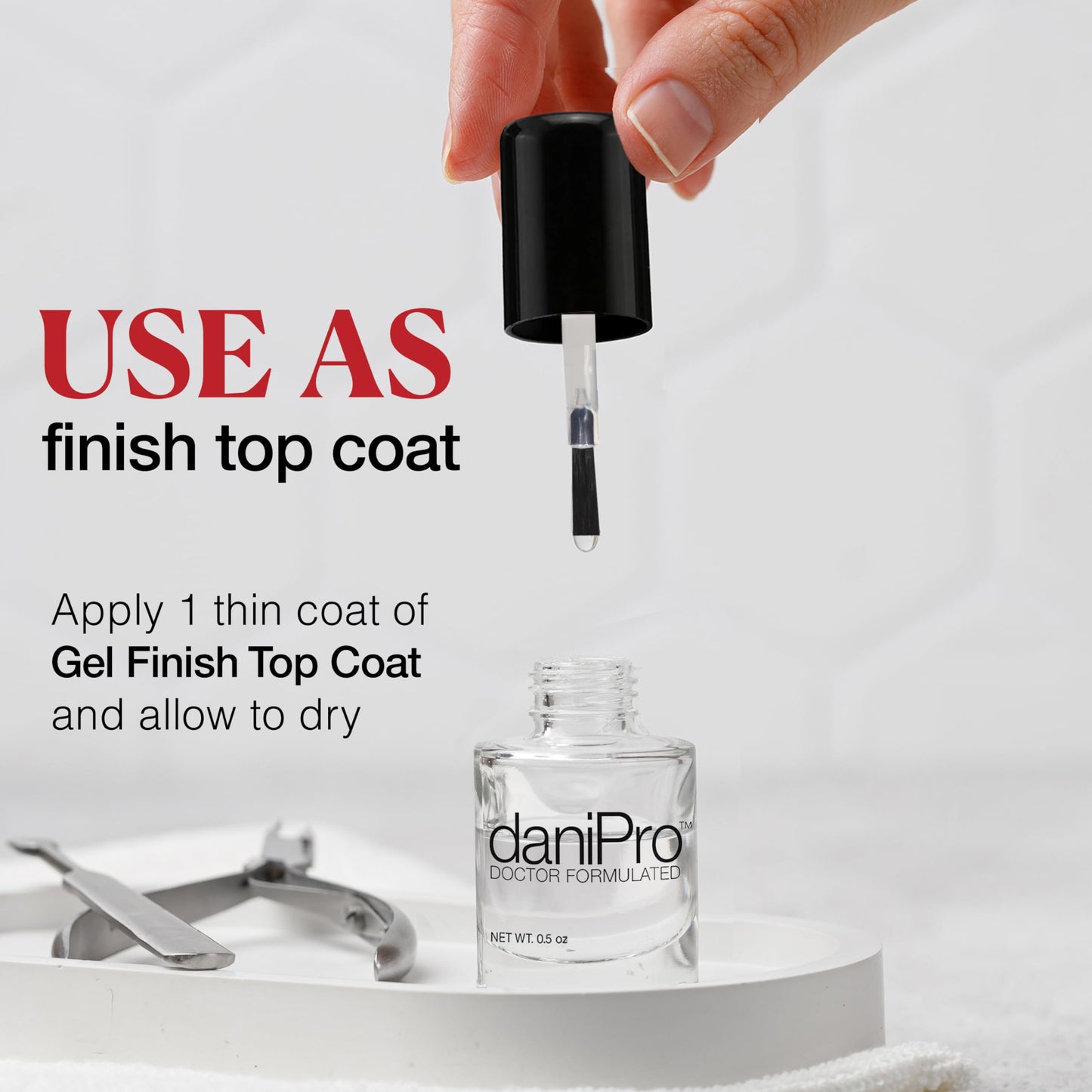 daniPro Doctor Formulated Nail Polish - Clear Top Coat Beauty & Personal Care daniPro