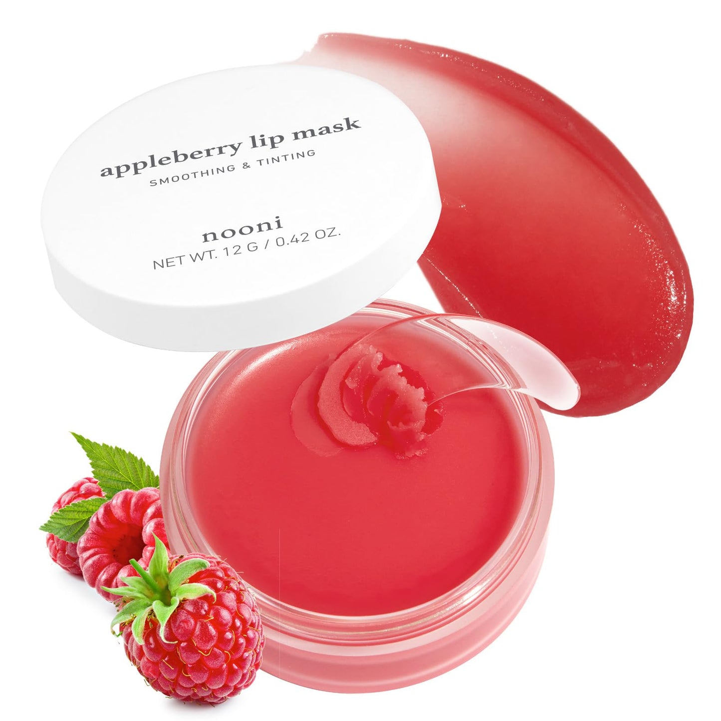 NOONI Vegan Appleberry Lip Mask Overnight - Hydrating Lip Balm & Butter with Shea Butter & Vitamins - Soothing Moisturizer, Softening Treatment Beauty and Personal Care NOONI