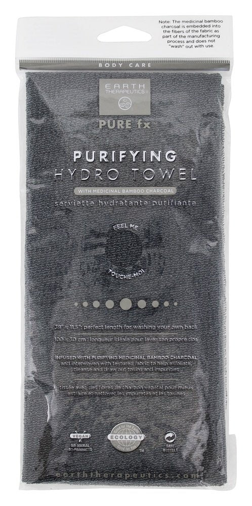 Earth Therapeutics Charcoal Exfoiliating Towel, 1 EA Beauty and Personal Care Earth Therapeutics