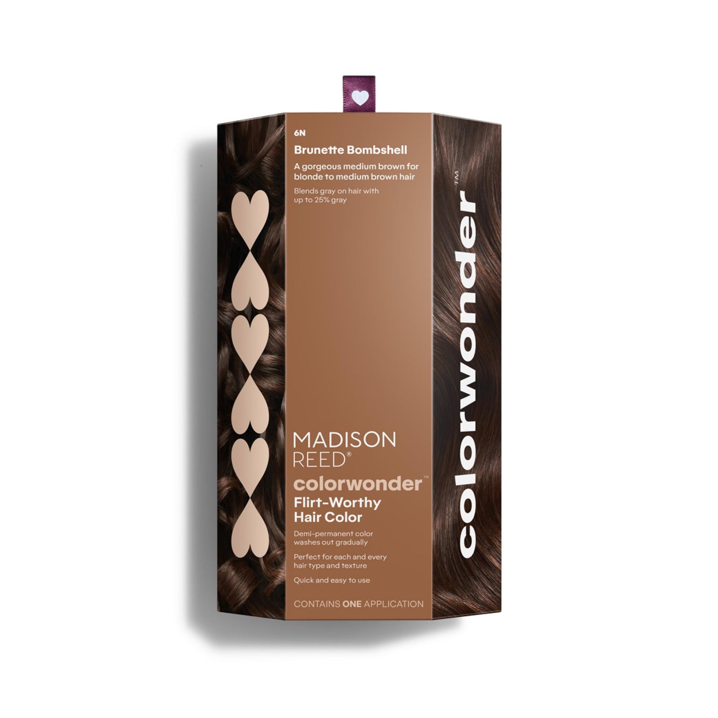 Madison Reed ColorWonder Demi-Permanent Hair Color Kit - 6N Medium Brown (Brunette Bombshell) | Blends Up to 25% Gray, Lasts 25 Washes, Ammonia-Free Beauty & Personal Care Madison Reed