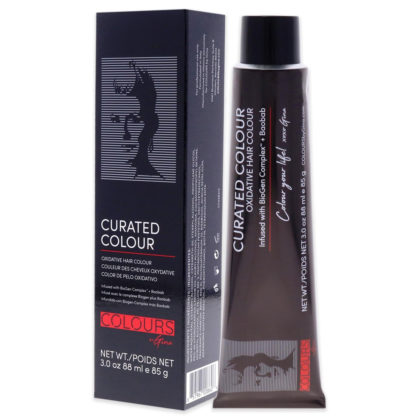 Colours By Gina Curated Colour - 0.66-RR Pure Red Mixer by Colours By Gina for Unisex - 3 oz Hair Color Beauty & Personal Care Colours By Gina