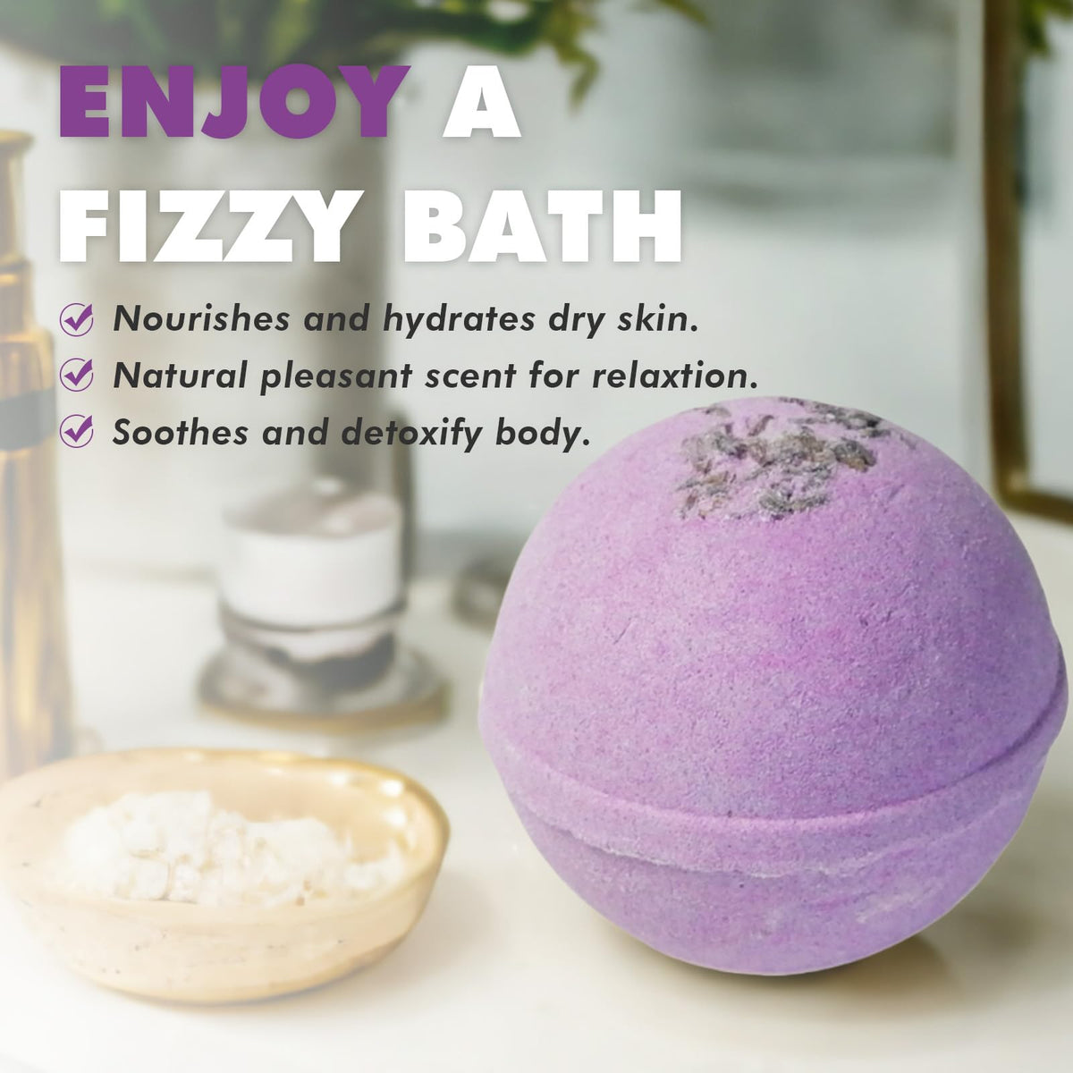 Handmade Bath Bombs Gift Set 5pcs, Scented with Essential Oils, Gift for Women Beauty & Personal Care NATURAL AMOR LOS ANGELES