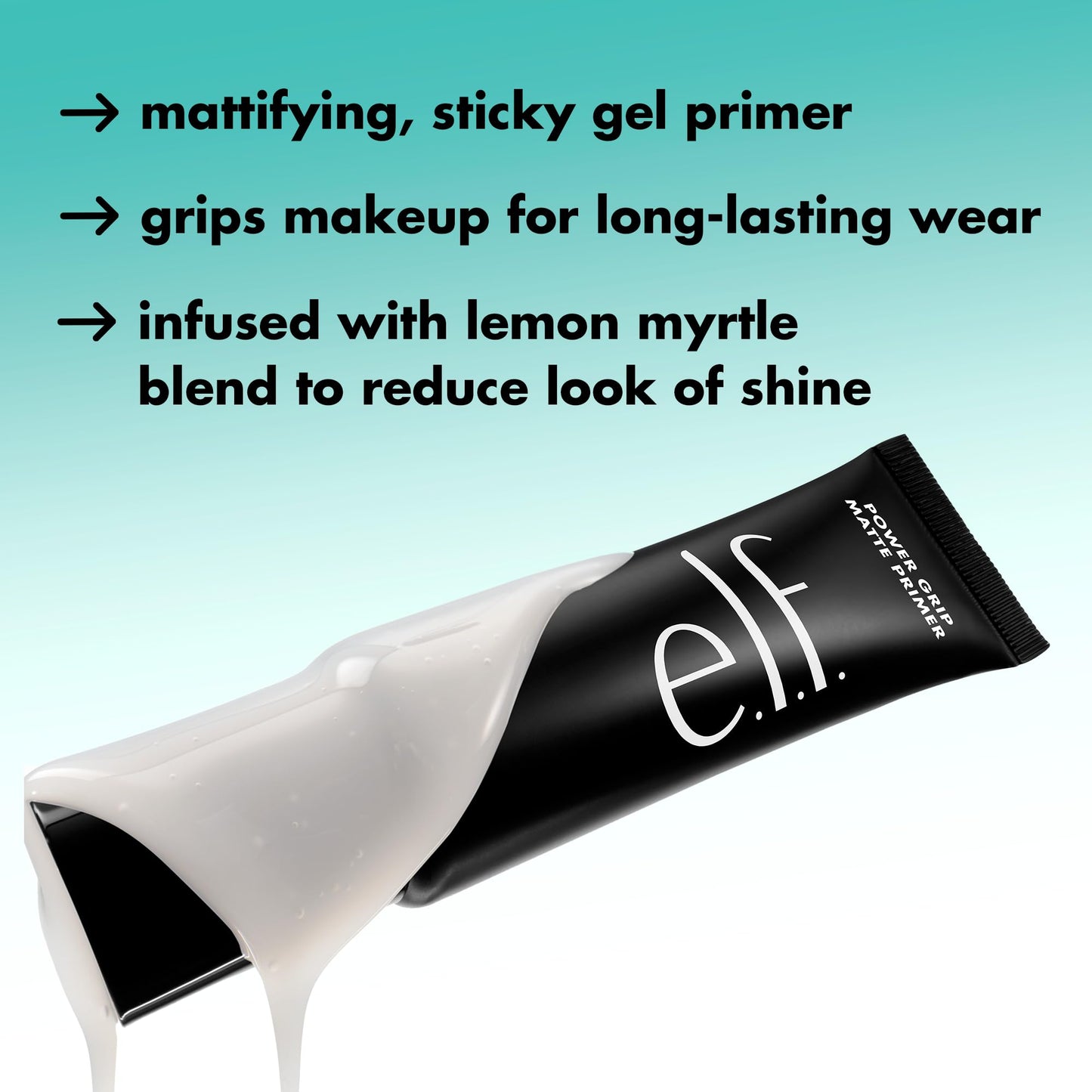 e.l.f. Power Grip Matte Primer Mini, Gel-Based & Hydrating Face Primer for Smoothing Skin & Gripping Makeup, Moisturizing & Priming, Vegan Beauty and Personal Care e.l.f.