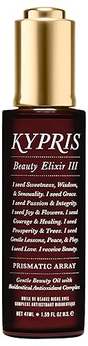 KYPRIS, Beauty Elixir III: Prismatic Array Gentle Moisturizing Face Oil, Bioidentical Antioxidant Complex w/ CoQ10 & Vitamin C Ester THD Unscented… Beauty & Personal Care KYPRIS