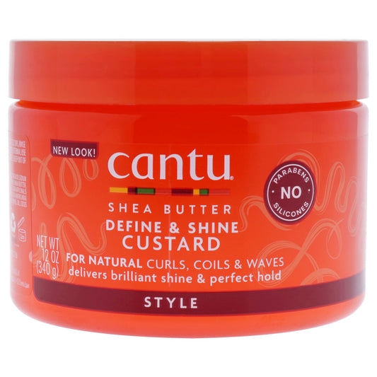 Cantu Define & Shine Custard 12 oz (Pack of 10) Beauty & Personal Care Cantu