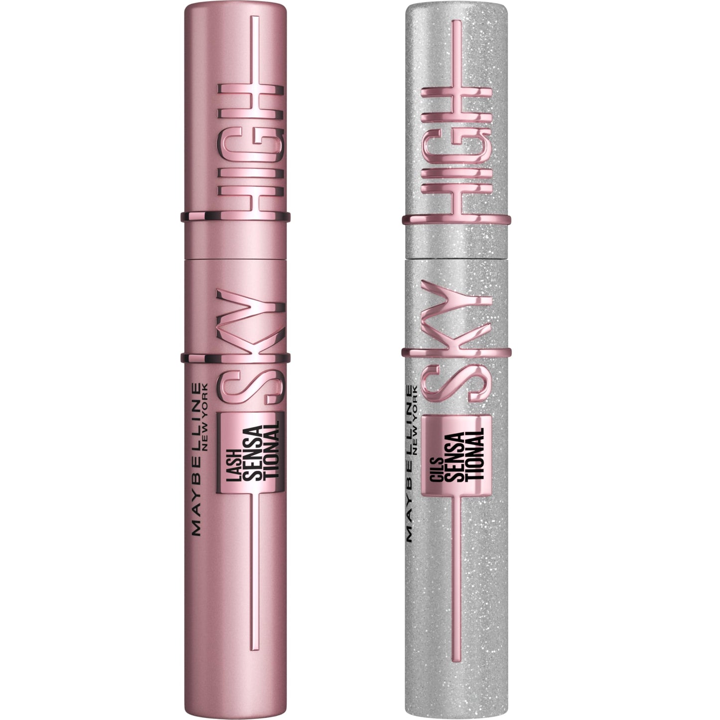 Maybelline Lash Sensational Holiday Makeup Kit, Includes Full-Size Sky High Mascara and Lash Sensational Glitter Mascara, 1 Makeup Gift Set Beauty & Personal Care MAYBELLINE