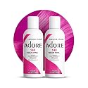 Adore Semi Permanent Hair Color (140 Neon Pink) (2 Pack) | Vegan & Cruelty-Free Pink Hair Dye | No Ammonia, No Peroxide, No Alcohol | 4 Fl Oz Beauty & Personal Care Adore