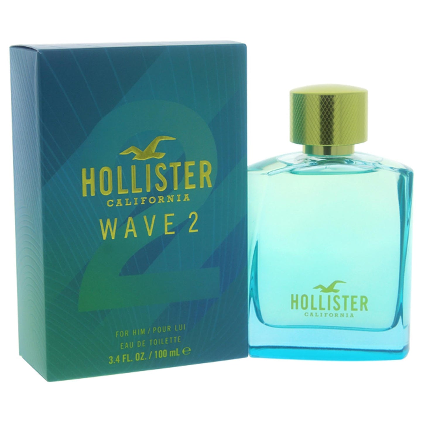 Hollister Wave 2, Eau de Toilette Spray, Men, 3.4 Ounce Beauty & Personal Care Hollister