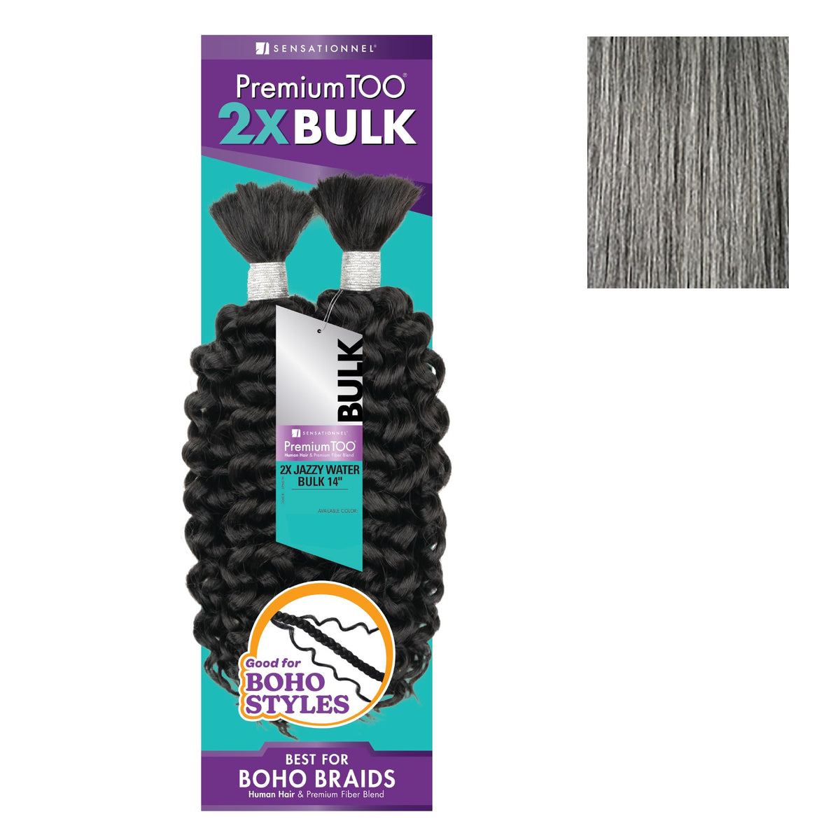 Sensationnel PremiumToo Bulk Weaving-2X Jazzy Water,1 Pack 14 inch, M51