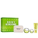 DKNY Be Delicious by Donna Karan for Women - 4 Pc Gift Set 3.4oz EDP Spray, 0.5oz EDP Spray, 3.4oz Body Lotion, Pouch Beauty & Personal Care DKNY