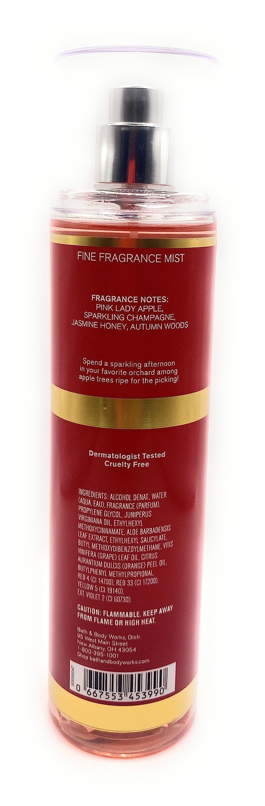 Bath & Body Works Champagne Apple & Honey Fine Fragrance Mist 8 Fluid Ounce Spray Beauty & Personal Care Bath & Body Works