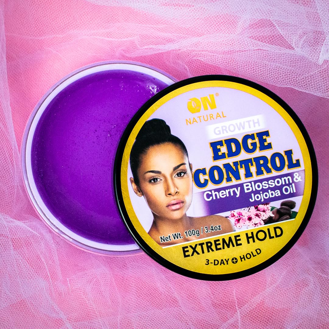 On Natural Edge Control Extreme Hold-Cherry Blossom and Jojoba Oil 1oz (1 oz) Beauty & Personal Care On Natural