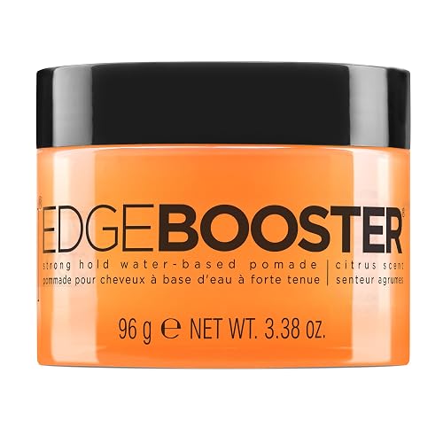 Style Factor Edge Booster Strong Hold Water-Based Pomade | Formulated with Argan Oil for Moisture & High Shine | Long Lasting Edge Control Gel | Beauty & Personal Care Style Factor