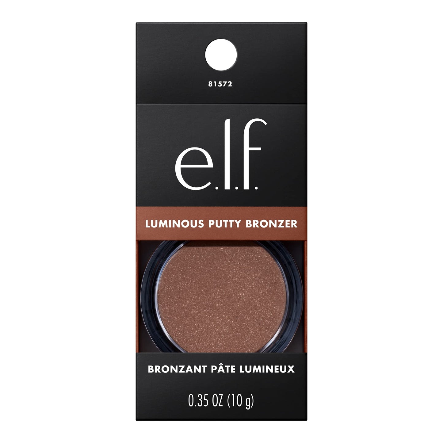 e.l.f. Luminous Putty Bronzer, Lightweight Putty-to-Powder Bronzer For A Radiant, Glowing Finish, Highly Pigmented, Vegan , Get Glowing Beauty & Personal Care e.l.f.