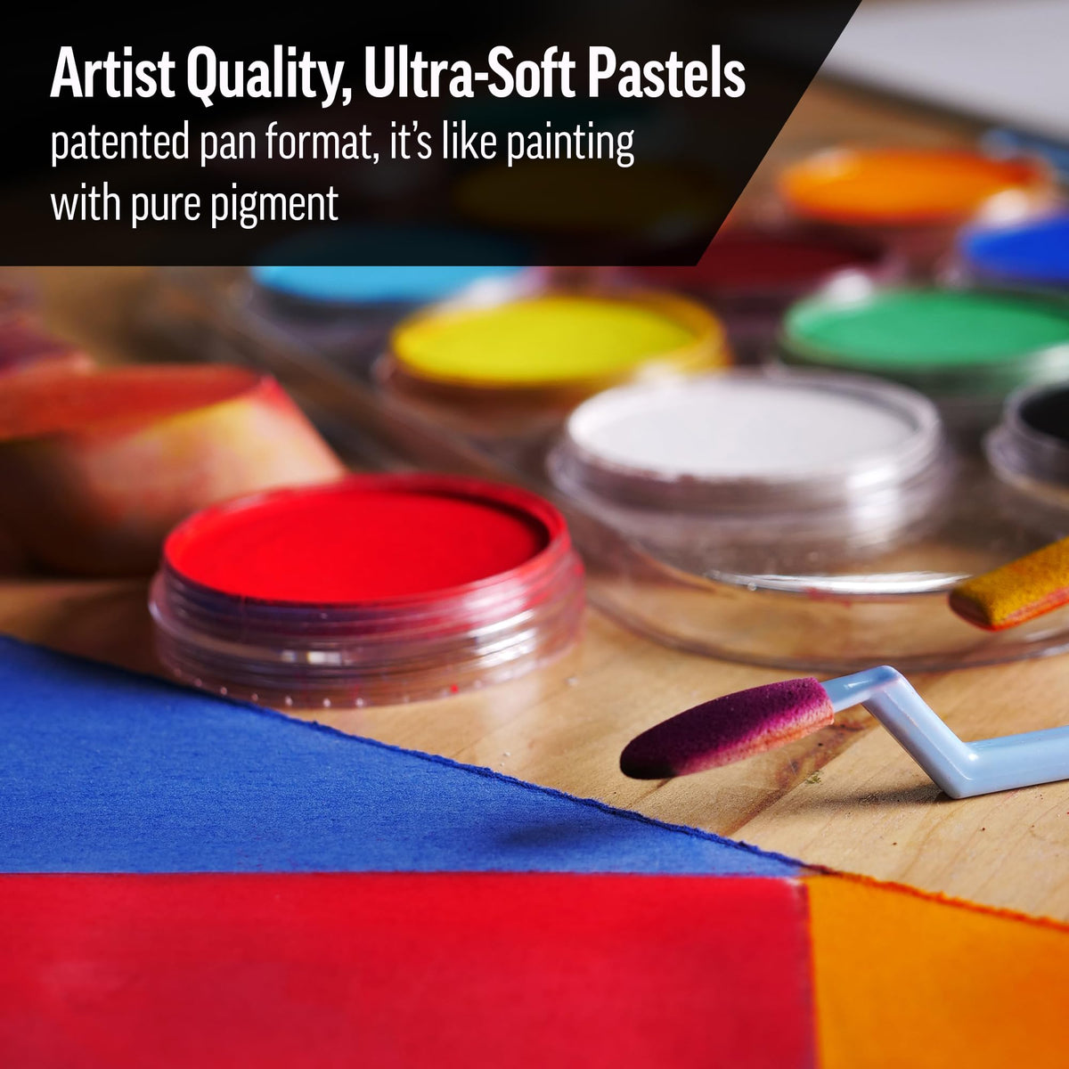 PanPastel Artist Pastels by GOLDEN, Turquoise Tint, 2.44” / 62mm Pan Diameter, Professional Artist Pastels, Unique Pan Format (cake-like)