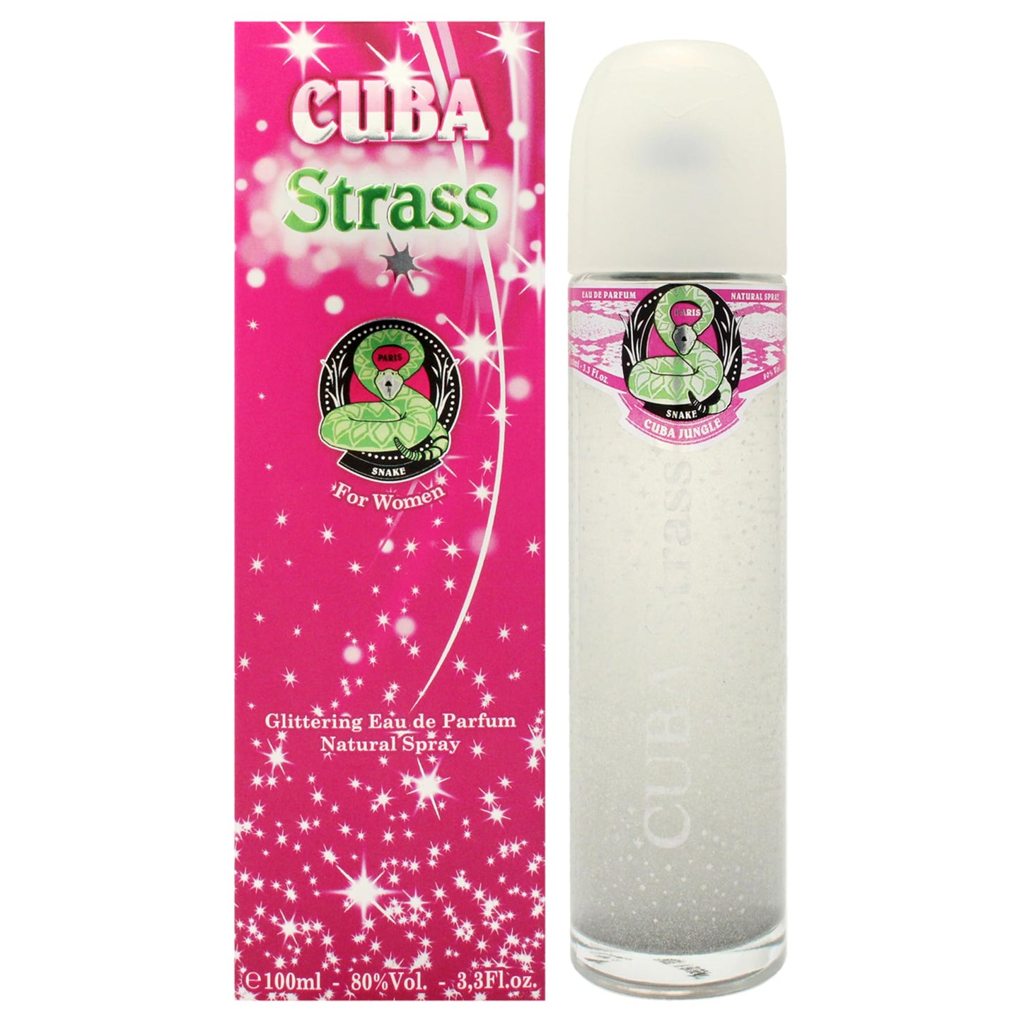 Cuba Cuba Strass Snake Women 3.3 oz EDP Spray Beauty & Personal Care Cuba