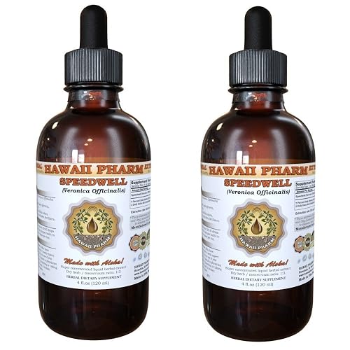 Speedwell (Veronica Officinalis) Liquid Extract 2x4 fl.oz Beauty & Personal Care Hawaii Pharm