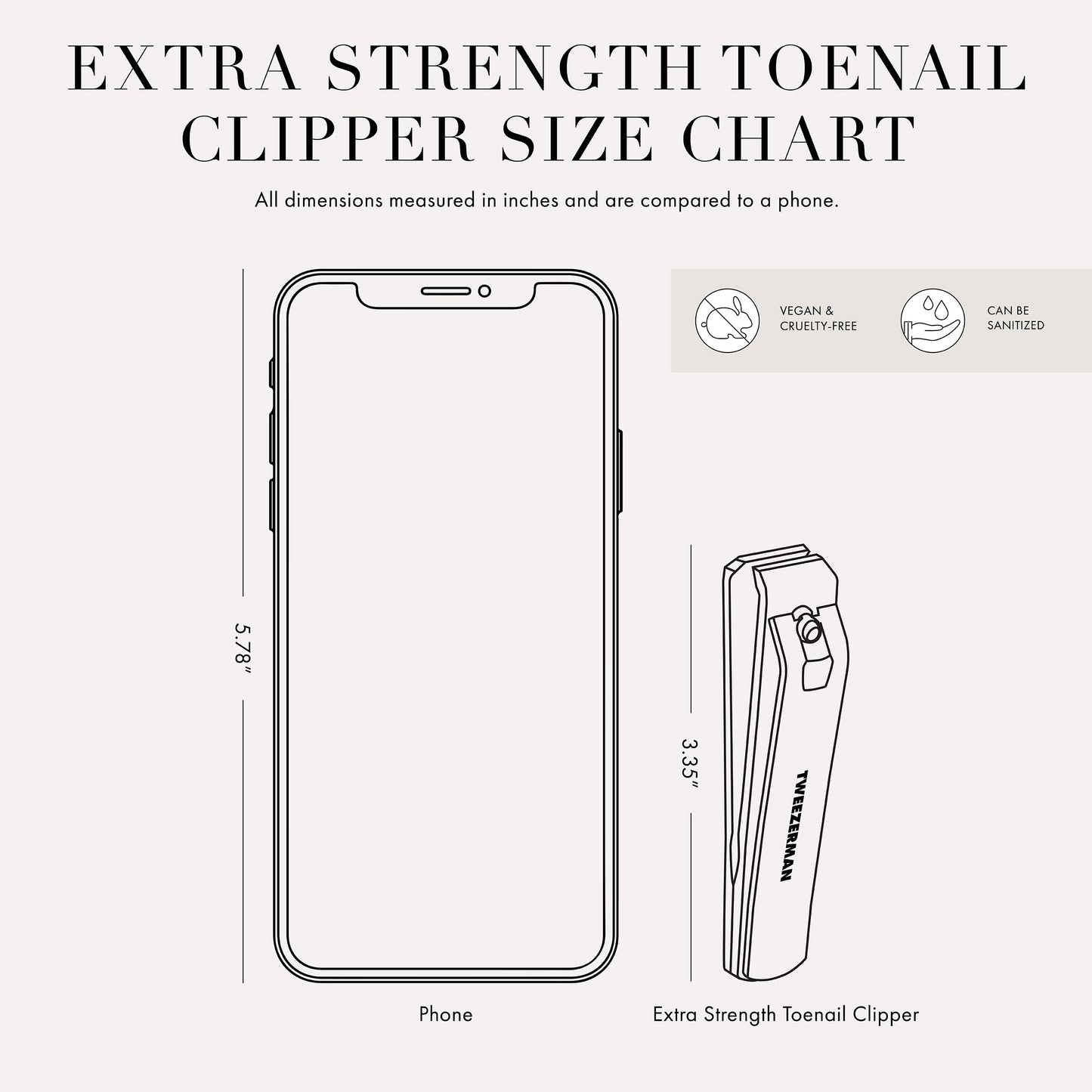Tweezerman Extra Strength Toenail Clipper Beauty & Personal Care Tweezerman