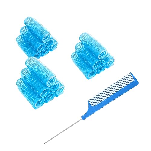 MOODKEY 18PCS Self Grip Small Hair Curlers Heatless Roller Hair Curlers Pro Salon Hairdressing Curler DIY Curly Hairstyle Hair Rollers Tools Rat Tail Beauty & Personal Care MOODKEY