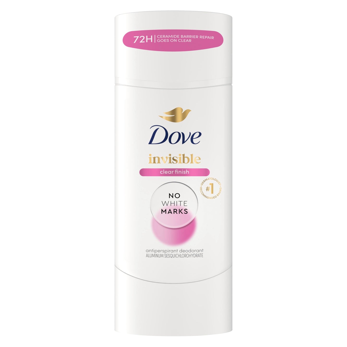 Dove Advanced Care Antiperspirant Deodorant for Women Clear Finish No White Marks 72 hour sweat and odor protection 2.6 oz Beauty and Personal Care Dove